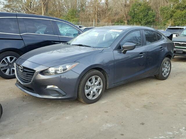 JM1BM1U73E1168517 - 2014 MAZDA 3 SPORT GRAY photo 2