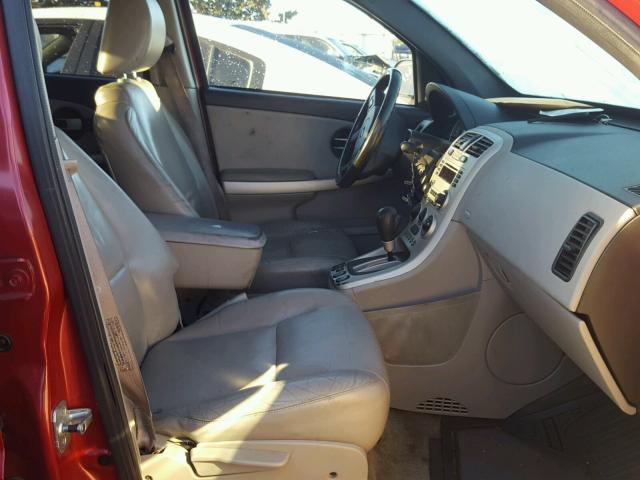 2CNDL63F956122071 - 2005 CHEVROLET EQUINOX LT RED photo 5