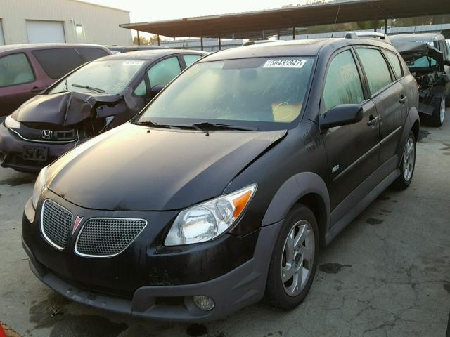 5Y2SL65847Z420321 - 2007 PONTIAC VIBE BLACK photo 2