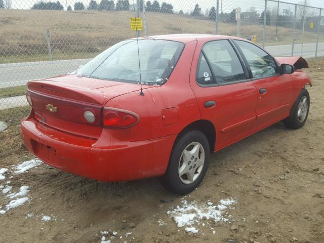 1G1JC52F157147770 - 2005 CHEVROLET CAVALIER RED photo 4