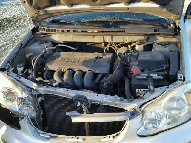 2T1BR32E63C112885 - 2003 TOYOTA COROLLA CE SILVER photo 7