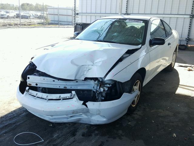 1G1JC12F547238323 - 2004 CHEVROLET CAVALIER WHITE photo 2