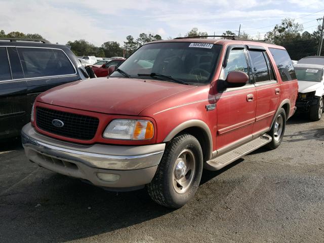 1FMRU176XYLA71921 - 2000 FORD EXPEDITION MAROON photo 2