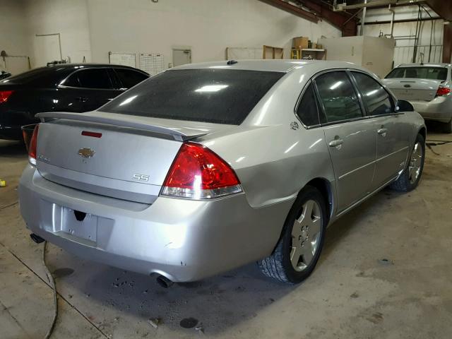 2G1WD58C769256489 - 2006 CHEVROLET IMPALA SUP SILVER photo 4