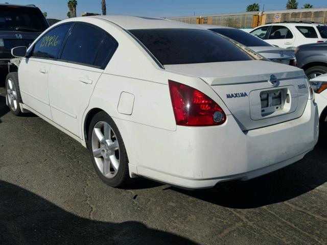 1N4BA41E16C836808 - 2006 NISSAN MAXIMA SE WHITE photo 3