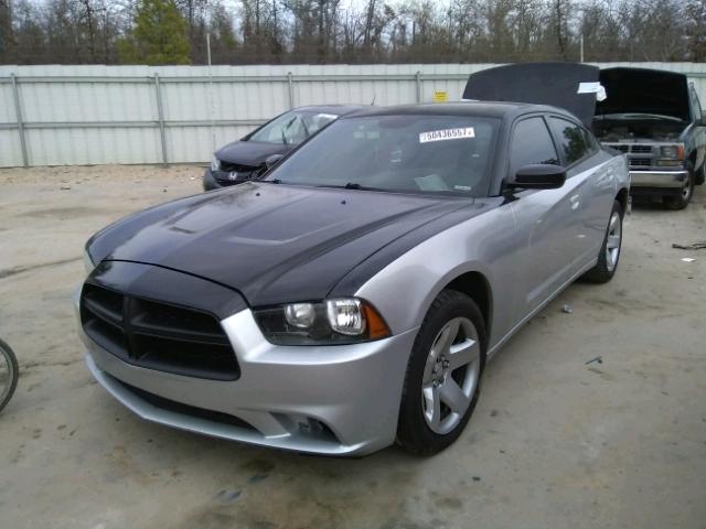 2B3CL1CT7BH574143 - 2011 DODGE CHARGER PO SILVER photo 2