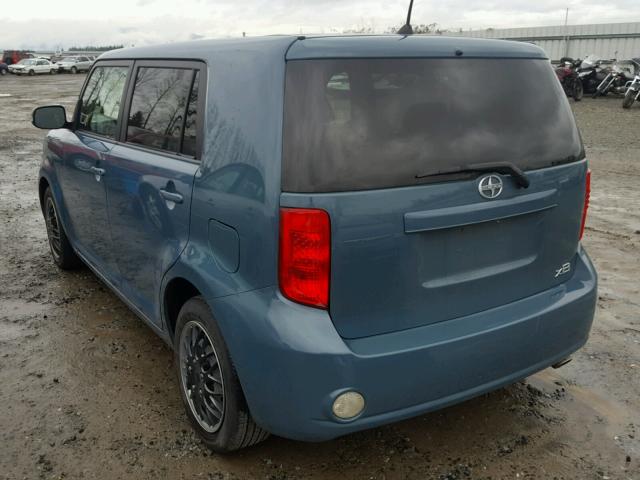 JTLKE50EX81030944 - 2008 TOYOTA SCION XB BLUE photo 3