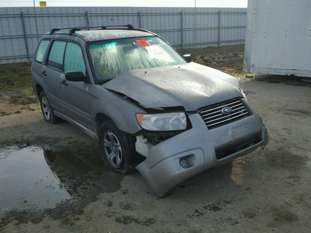 JF1SG63646H757782 - 2006 SUBARU FORESTER 2 GRAY photo 1