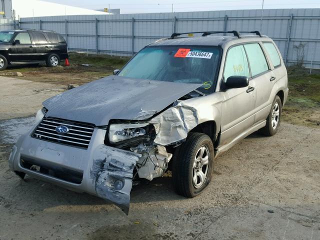 JF1SG63646H757782 - 2006 SUBARU FORESTER 2 GRAY photo 2