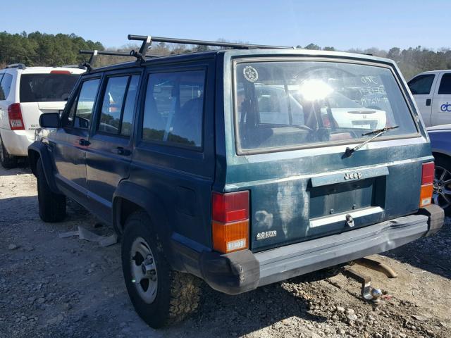 1J4FT28S1TL238780 - 1996 JEEP CHEROKEE S GREEN photo 3