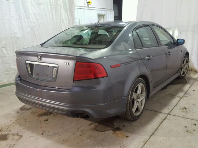 19UUA66215A056252 - 2005 ACURA TL GRAY photo 4