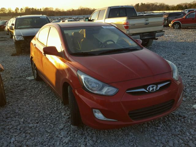 KMHCU4AE4CU127958 - 2012 HYUNDAI ACCENT GLS RED photo 1