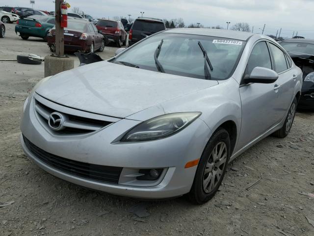 1YVHZ8BH2B5M09028 - 2011 MAZDA 6 I SILVER photo 2