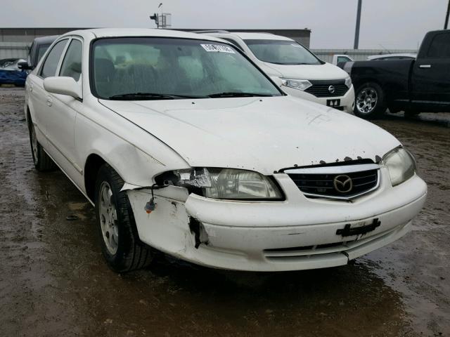 1YVGF22C225295537 - 2002 MAZDA 626 LX WHITE photo 1