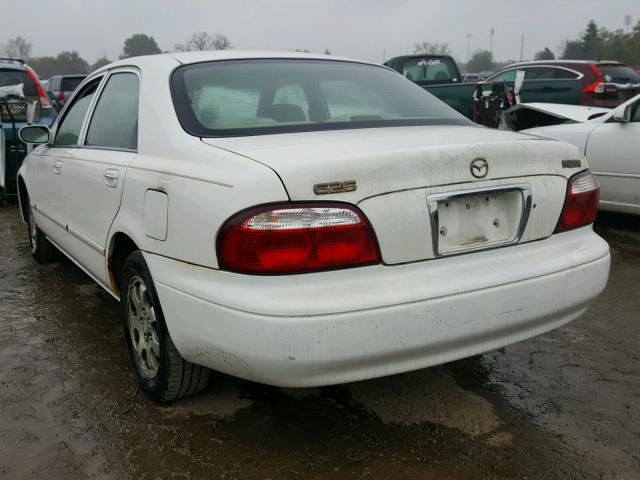 1YVGF22C225295537 - 2002 MAZDA 626 LX WHITE photo 3