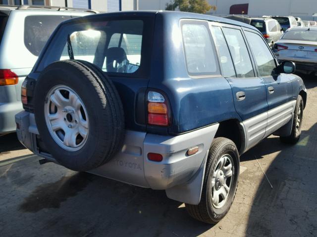 JT3GP10V9Y7072270 - 2000 TOYOTA RAV4 BLUE photo 4