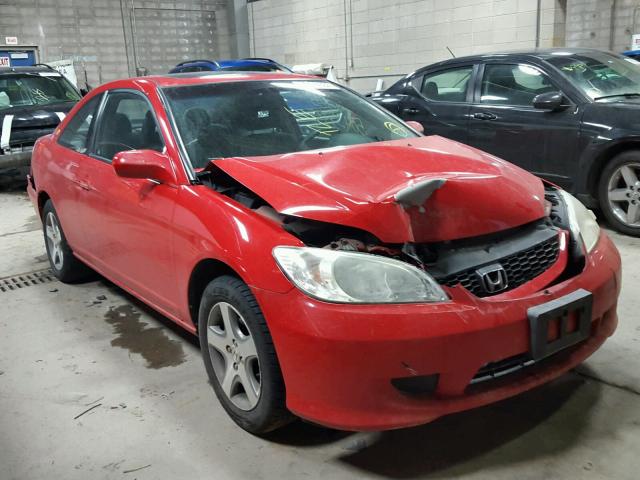 1HGEM22084L084772 - 2004 HONDA CIVIC EX Կարմիր լուսանկար 1