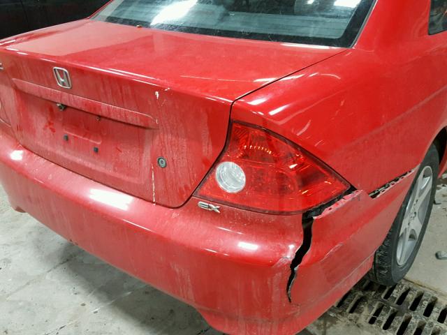 1HGEM22084L084772 - 2004 HONDA CIVIC EX Կարմիր լուսանկար 9