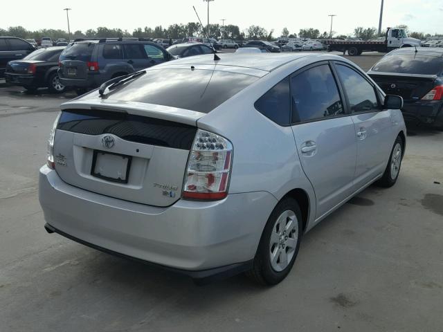 JTDKB20U463143784 - 2006 TOYOTA PRIUS SILVER photo 4