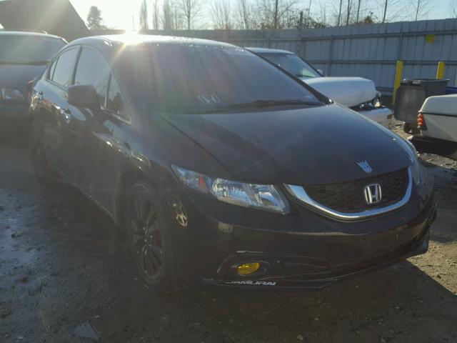 19XFB2F51DE259127 - 2013 HONDA CIVIC LX BLACK photo 1