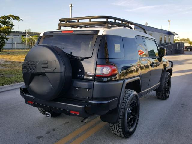 JTEBU4BFXEK201546 - 2014 TOYOTA FJ CRUISER BLACK photo 4