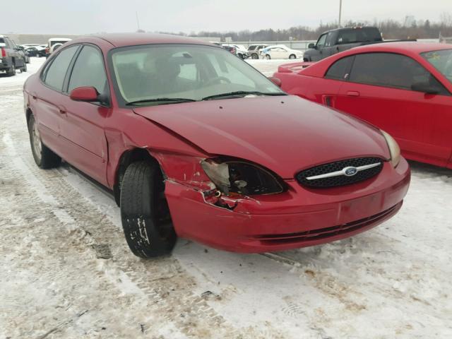 1FAFP53U03G188683 - 2003 FORD TAURUS SE RED photo 1