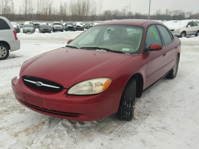 1FAFP53U03G188683 - 2003 FORD TAURUS SE RED photo 2