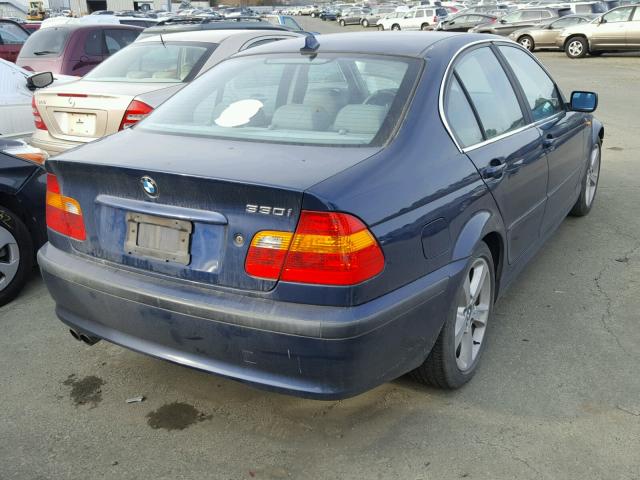 WBAEV53434KM33581 - 2004 BMW 330 I BLUE photo 4