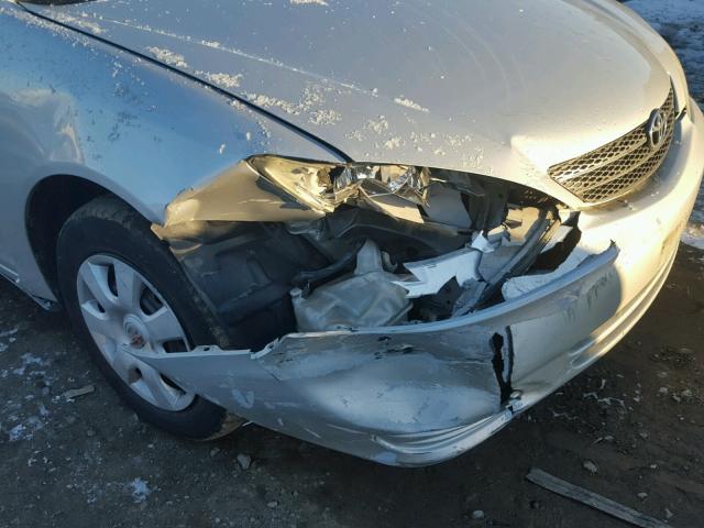 4T1BE32K84U375672 - 2004 TOYOTA CAMRY LE SILVER photo 9
