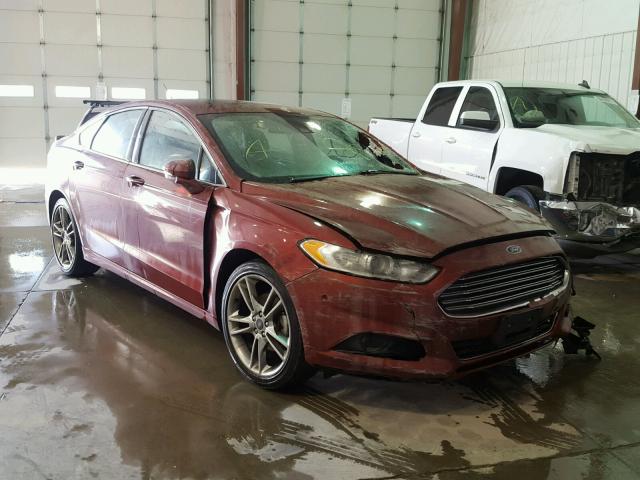 3FA6P0D9XER253161 - 2014 FORD FUSION TIT RED photo 1