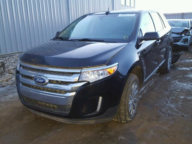 2FMDK4KC8CBA06203 - 2012 FORD EDGE LIMIT BLACK photo 2