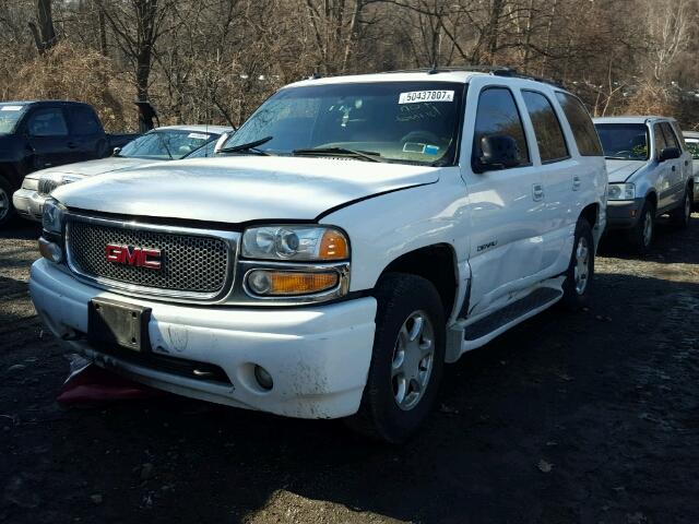 1GKEK63U53J246756 - 2003 GMC YUKON DENA WHITE photo 2