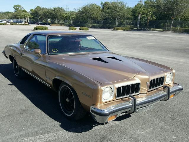 2G37M3A230929 - 1973 PONTIAC LE MANS GOLD photo 1