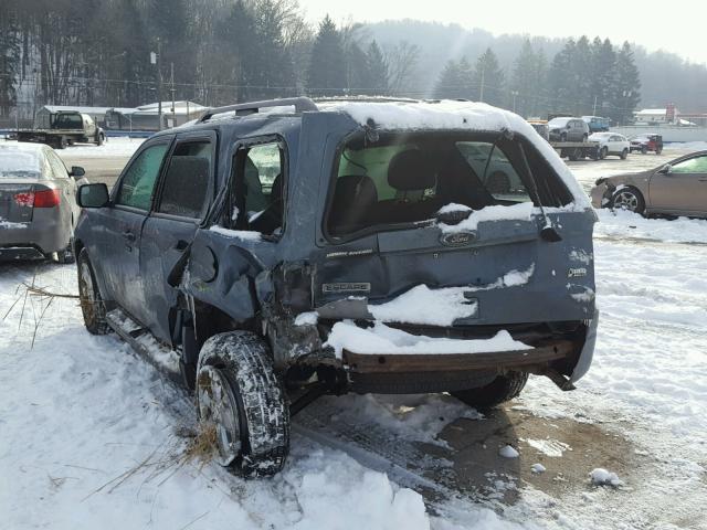 1FMCU9DGXCKC74419 - 2012 FORD ESCAPE XLT BLUE photo 3