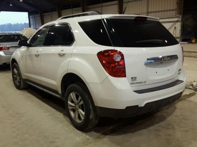 2GNALDEKXC6172679 - 2012 CHEVROLET EQUINOX LT WHITE photo 3