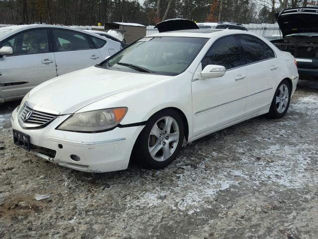 JH4KB16535C014183 - 2005 ACURA RL WHITE photo 2