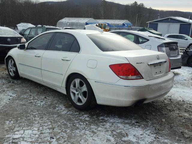 JH4KB16535C014183 - 2005 ACURA RL WHITE photo 3