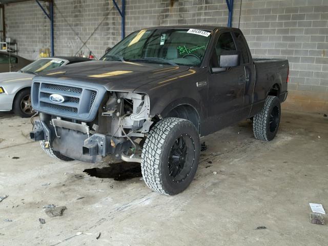 1FTRF12W45NA39519 - 2005 FORD F150 GRAY photo 2