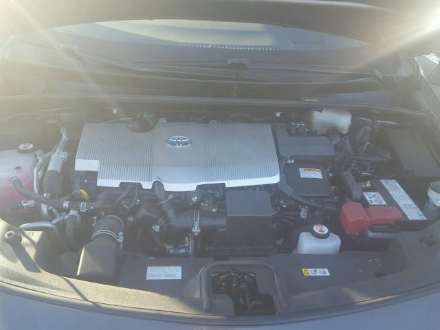 JTDKARFP1H3035087 - 2017 TOYOTA PRIUS PRIM გრაფიტი ფოტო 7