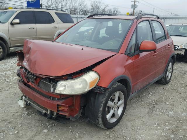 JS2YB413175103489 - 2007 SUZUKI SX4 ORANGE photo 2