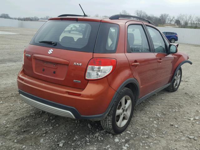 JS2YB413175103489 - 2007 SUZUKI SX4 ORANGE photo 4