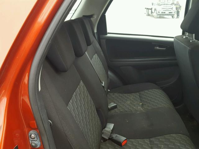 JS2YB413175103489 - 2007 SUZUKI SX4 ORANGE photo 6