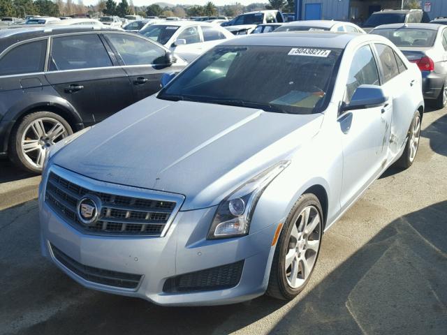 1G6AB5RX5D0135995 - 2013 CADILLAC ATS LUXURY BLUE photo 2