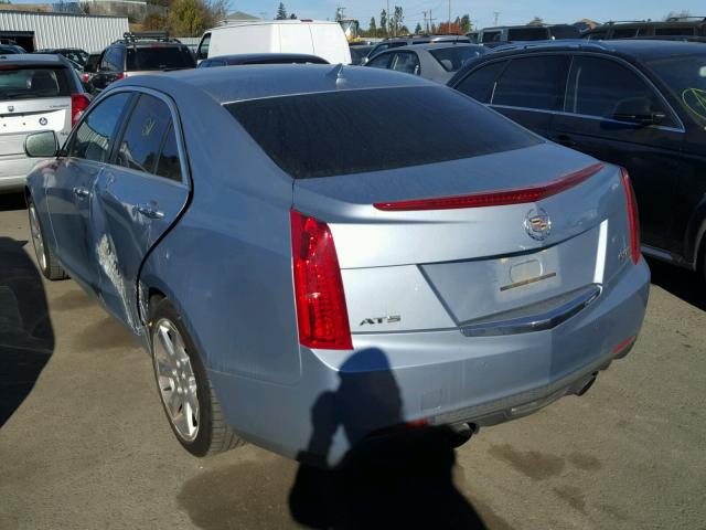 1G6AB5RX5D0135995 - 2013 CADILLAC ATS LUXURY BLUE photo 3