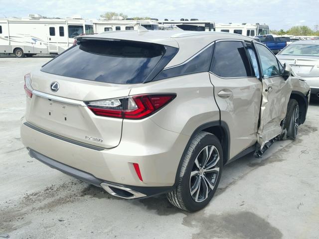 2T2BZMCA5GC046865 - 2016 LEXUS RX 350 TAN photo 4