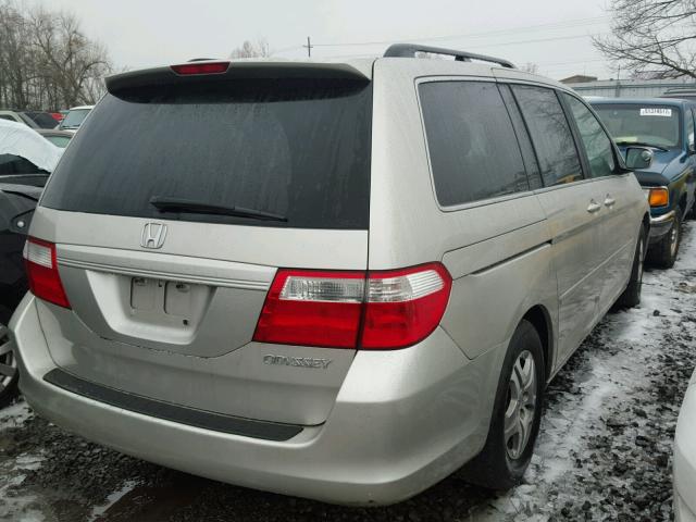 5FNRL38655B042911 - 2005 HONDA ODYSSEY EX GOLD photo 4