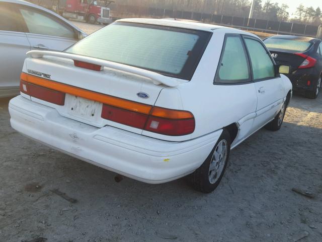 3FASP11J0TR143378 - 1996 FORD ESCORT LX WHITE photo 4