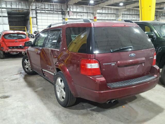 1FMZK06135GA55120 - 2005 FORD FREESTYLE BURGUNDY photo 3