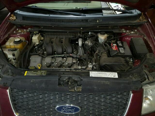 1FMZK06135GA55120 - 2005 FORD FREESTYLE BURGUNDY photo 7