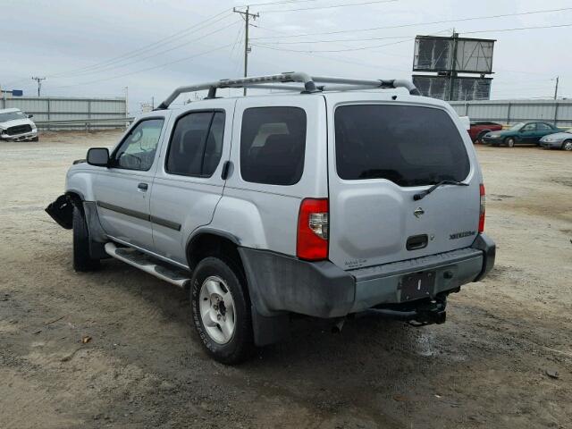 5N1ED28Y31C550143 - 2001 NISSAN XTERRA XE SILVER photo 3